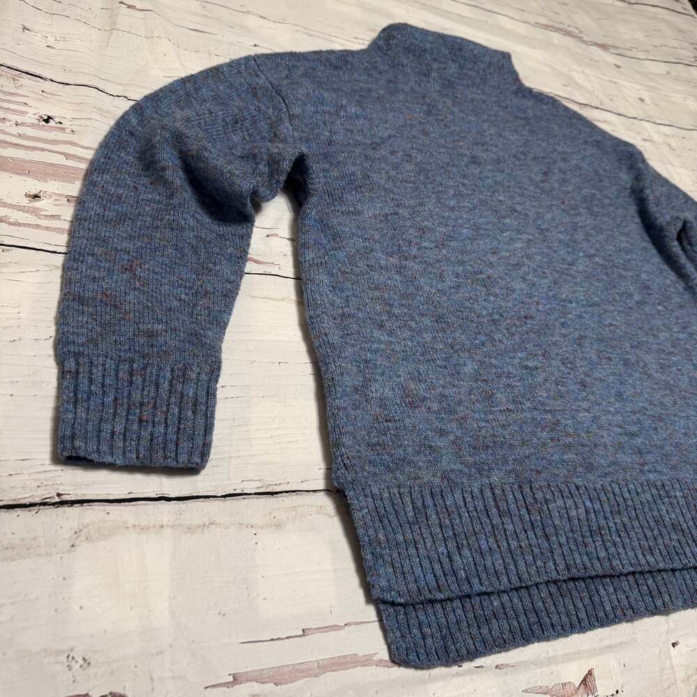 Well Worn Women's Mock Neck High Low Hem Cozy Soft Nep Yarn Sweater Size S - Picture 3 of 10